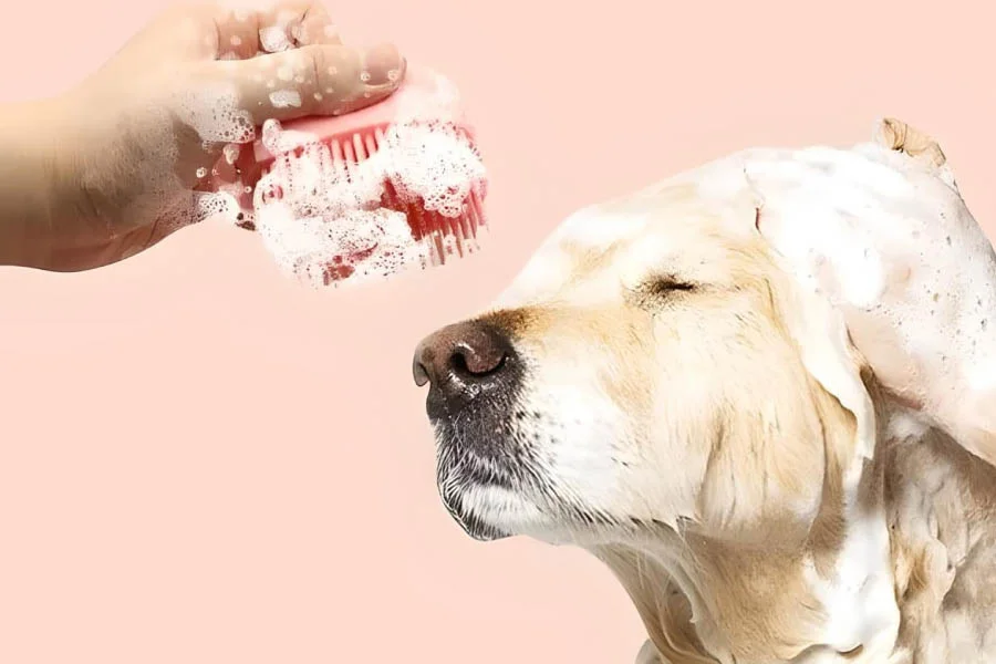 pet shampoo massager brush - You Won't Believe How Easy Bath Time Can Be For Your Pets!